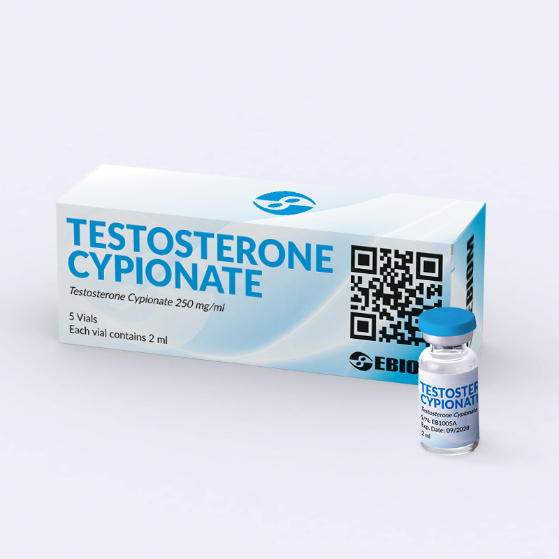 Testosterone Cypionate 250mg/ml – 5x2ml/vials EB
